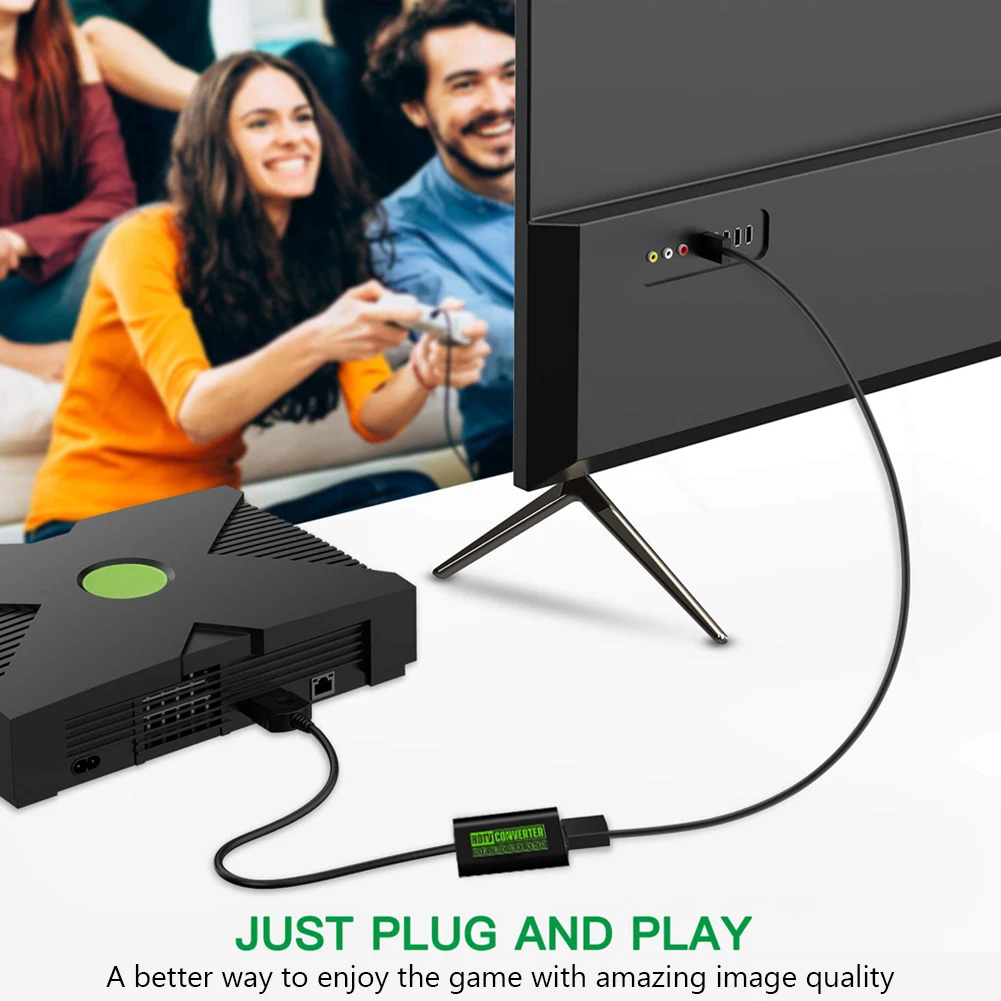 original console for xbox to hdmi compatible converter digital video audio adapter for xbox 480p 720p 1080i for hdtv monitor free global shipping