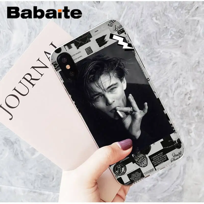 A9 Babaite dicaprio leo young leonardo Новинка чехол для телефона Fundas чехол для iPhone8 7 6 6S Plus X XSMAX 5 5S SE XR 11 11pro 11promax - Цвет: A9