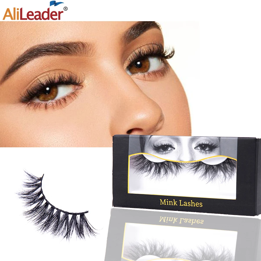 

Alileader Lashes False Eyelashes 3D/5D Wispy Natural Faux Mink Lashes 1 Pair Pack Light Volume Short Fake Eye Lashes Makeup