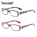 Очки для чтения YCCRI женские, пресбиопические, с резными цветами, с защитой от сисветильник, с пружинными дужками, 2020