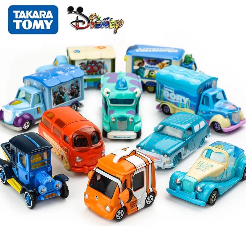 

Оригинальный автомобиль Takara Tomy Tomica из сплава, мини металлические Литые игрушечные машинки Микки и Минни, классический автомобиль, замороже...
