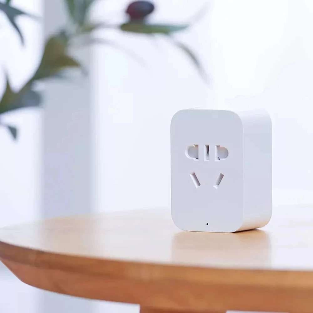 Умная розетка Xiaomi Mi Smart WiFi 2 штекера пульт дистанционного управления поддержка
