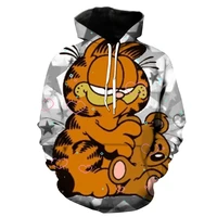 new fashion mens and womens hoodie 3d printing cute cat casual sweatshirt hip hop long sleeve hooded mens pullover jacket