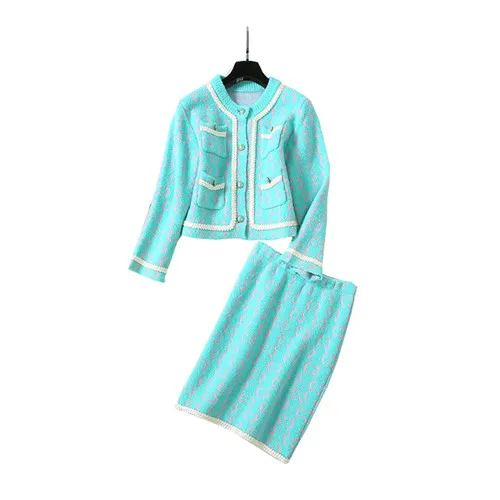 Женский брендовый вязаный свитер с рисунком короткие куртки длинными рукавами +