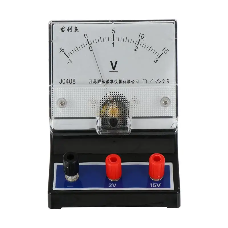 

1Pc Analog Voltmeter DC Voltage Meter Voltage Measuring Tool Teaching Apparatus