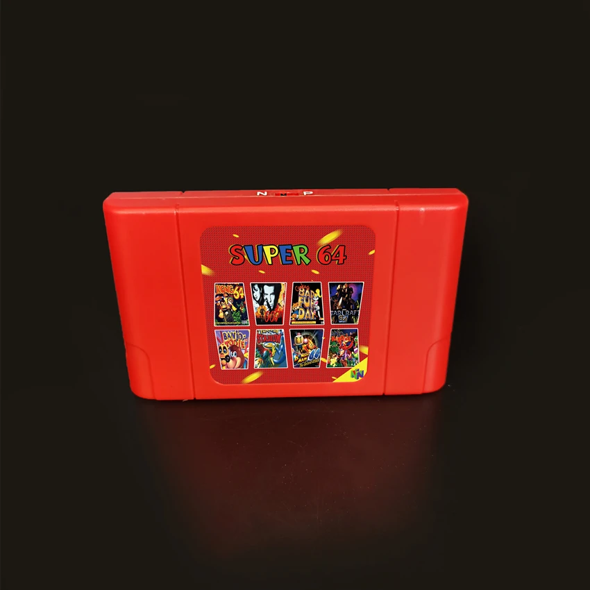 

Новый игровой картридж Super 64 в стиле ретро 340 в 1 для игровой консоли N64