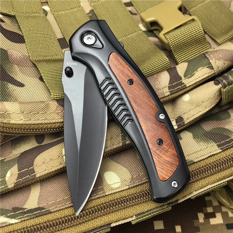 OEM SOG-DA315 складной Ножи чрезвычайных EDC инструменты 440 черный Титан Сталь лезвия