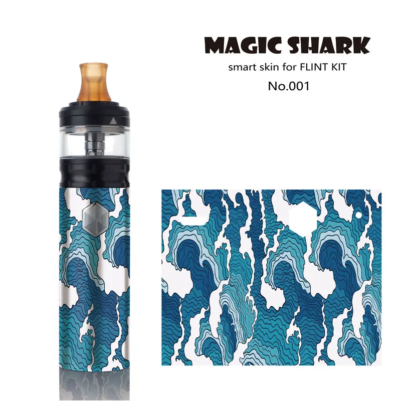 Волшебная Акула флаг США панда лист одна штука вейп наклейка пленка футляр для