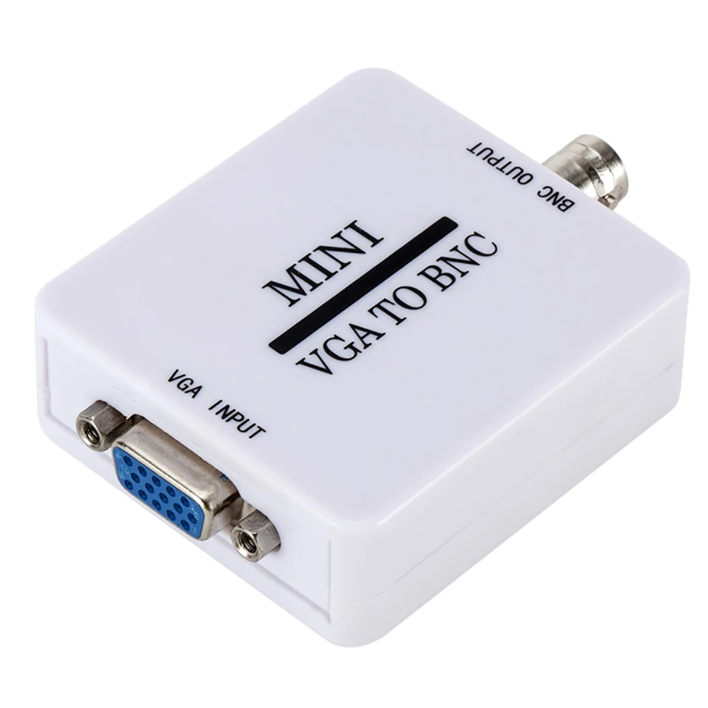 Преобразователь видео Mini HD VGA в BNC композитный адаптер цифровой переключатель для