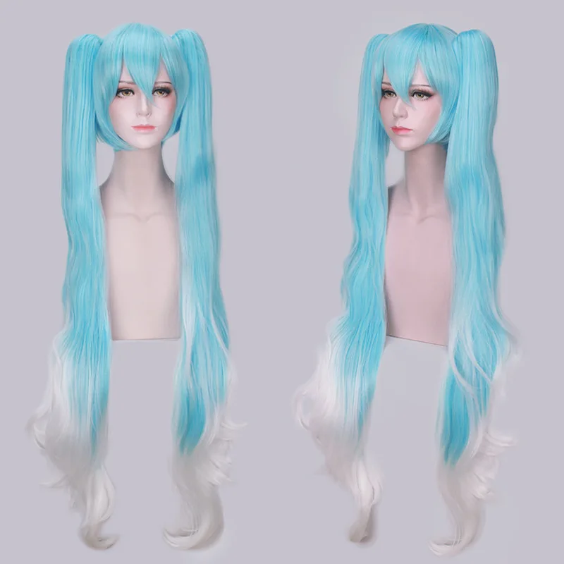 Cosplay&ware 28 Colors Vocaloid Miku Cosplay Wig Long Heat Resistant Synthetic Hair Clip Ponytails Wigs & Cap -Zentai shop online H3a1f78bc47874ee1b3f560481464eeabH.jpg
