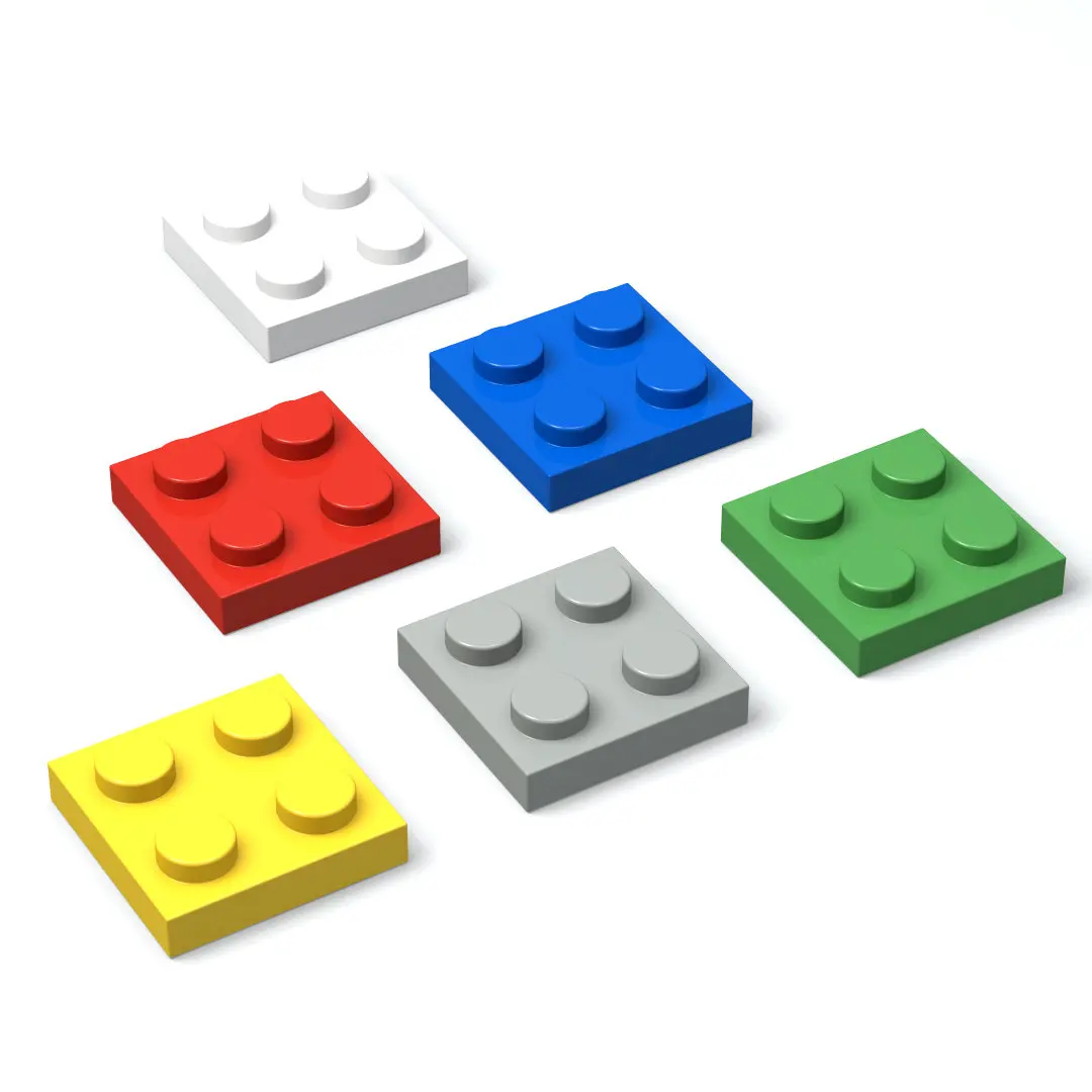 

135 шт., Детский конструктор moc, 2x2