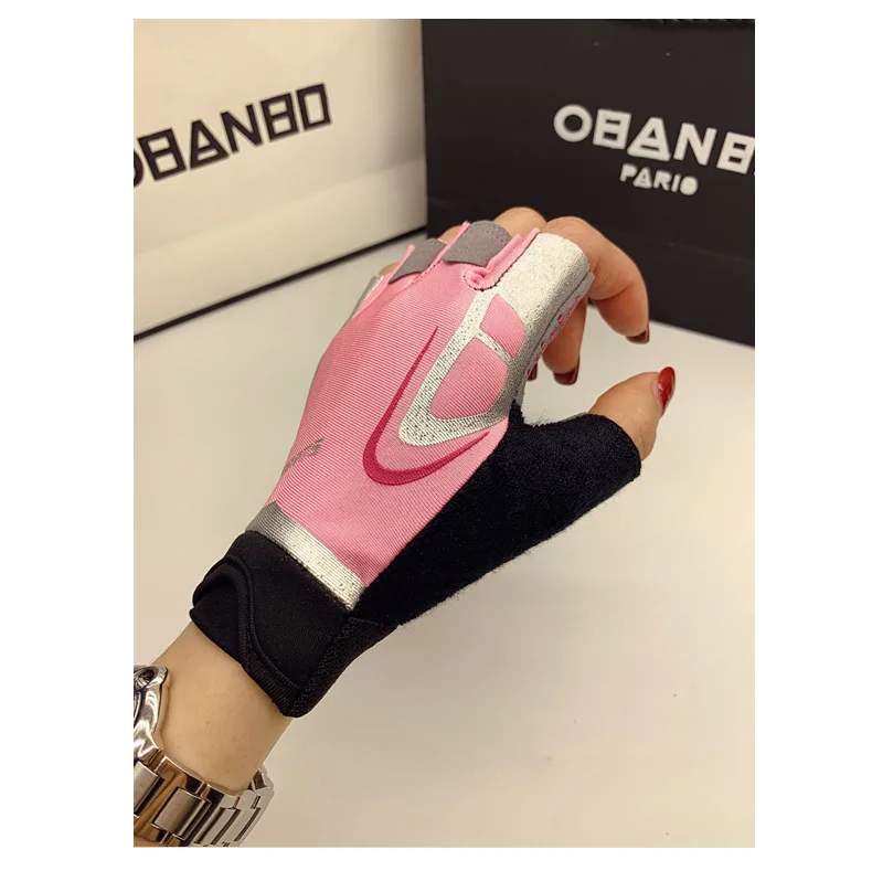 

New Men Women Fitness Half Finger Gloves Outdoor Sports Cycling Summer Thin Non-slip Gloves Protection Motorcycle Gloves