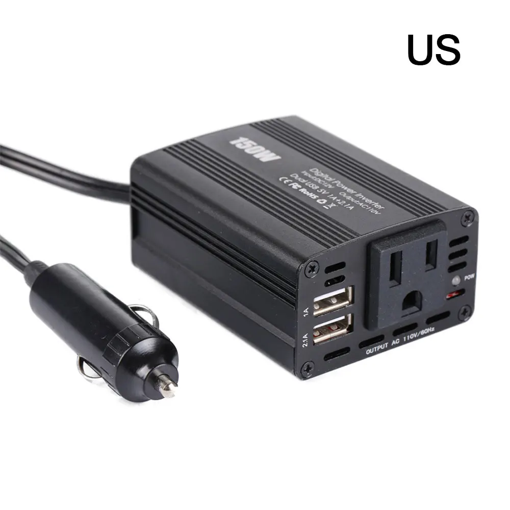 USB charge 300W Watt DC 12V to AC 220V Portable Car Power Inverter Charger Converter Adapter DC12 Modified Sine Wave Oc28 |