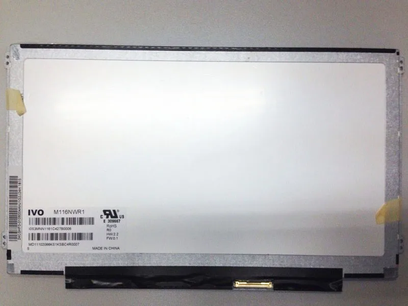 

Матрица для ноутбука Lenovo Thinkpad X131E E130 E145 X121e M116NWR1 R0, 11,6 дюйма, 40 контактов, глянцевая, HD 1366X768, замена панели ЖК-экрана