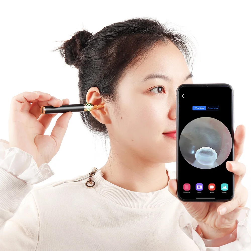 Умная Ушная камера 5 миллионов пикселей эндоскоп инструмент для чистки ушей