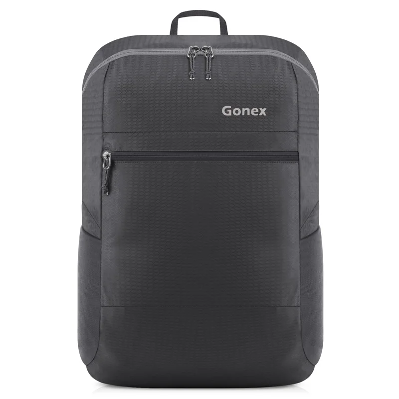Deep Grey Gonex 30L Сверхлегкий упаковочный рюкзак, повседневная нейлоновая складная сумка на плечо для путешествий, кемпинга, школы, шоппинга - Цвет: Deep Grey