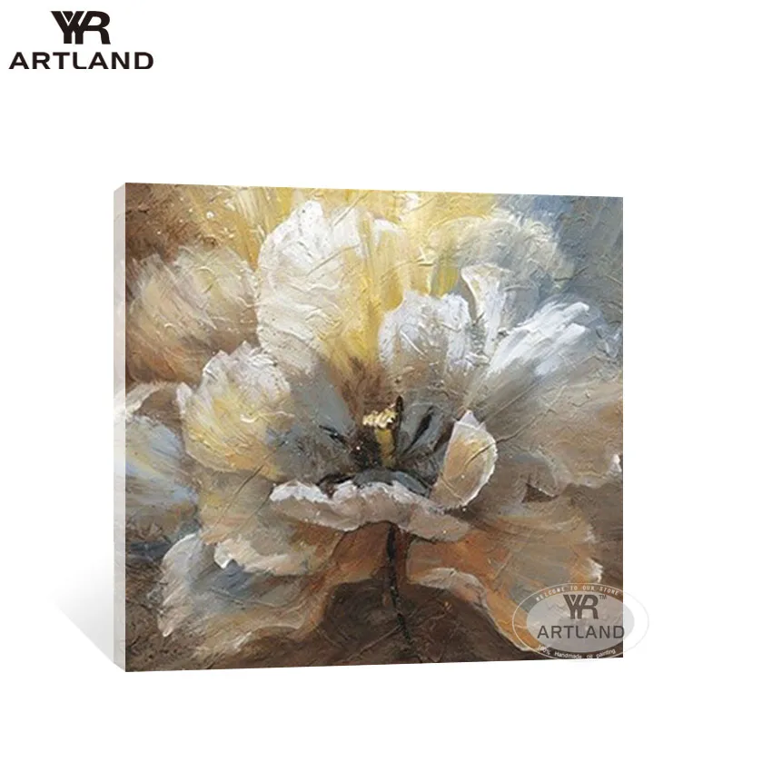 YYR ARTLAND красивые цветы ручная роспись абстрактная картина маслом на холсте