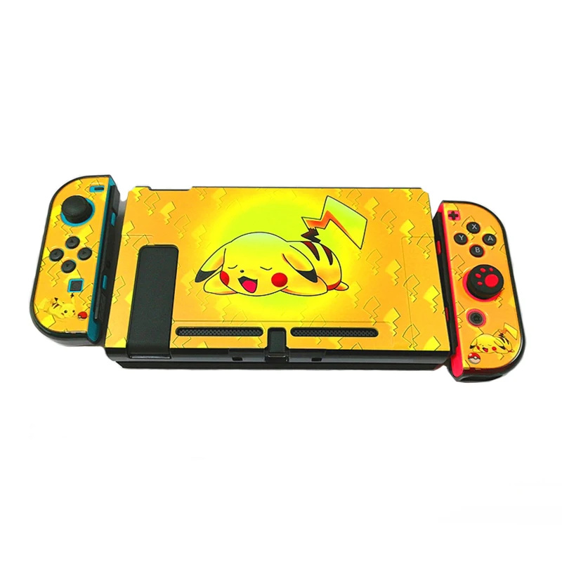 YX07020-109 Анти-отпечатков пальцев Nintendo Switch Жесткий Корпус чехол Марио Пикачу протектор чехол для Nintendoswitch перечисленные игровой консоли аксессуаров - Цвет: YX07020-109