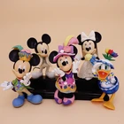 Экшн-фигурка Disney Микки Маус Дональд Дак Минни, мультяшная игрушка для украшения торта на день рождения, Микки Мауса, кукла, игрушки для детей и девочек