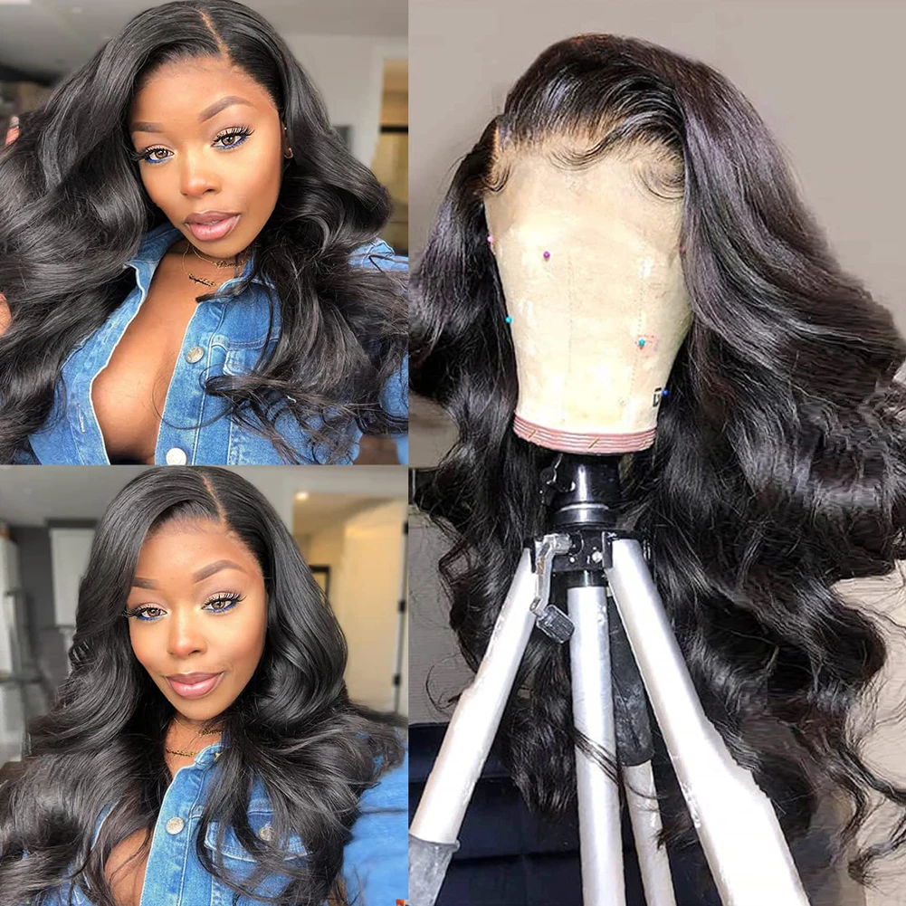 

Длинный парик RONGDUOYI с боковой частью, волнистый парик для женщин, термостойкие волоконные бесклеевые синтетические парики на сетке для женщ...