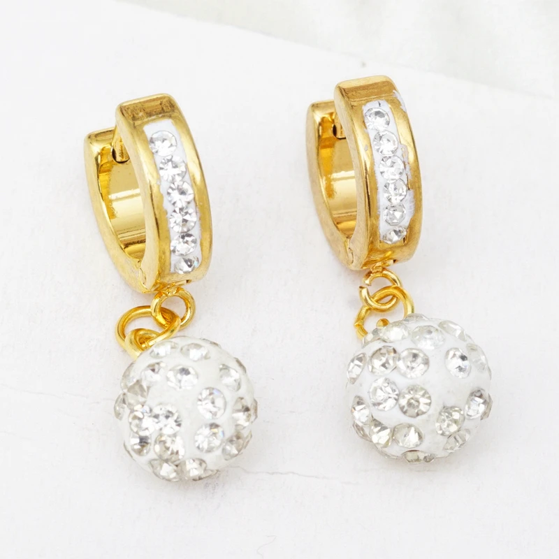 Новинка 2021 г. милые серьги кольца из нержавеющей стали в форме сердца и бабочки