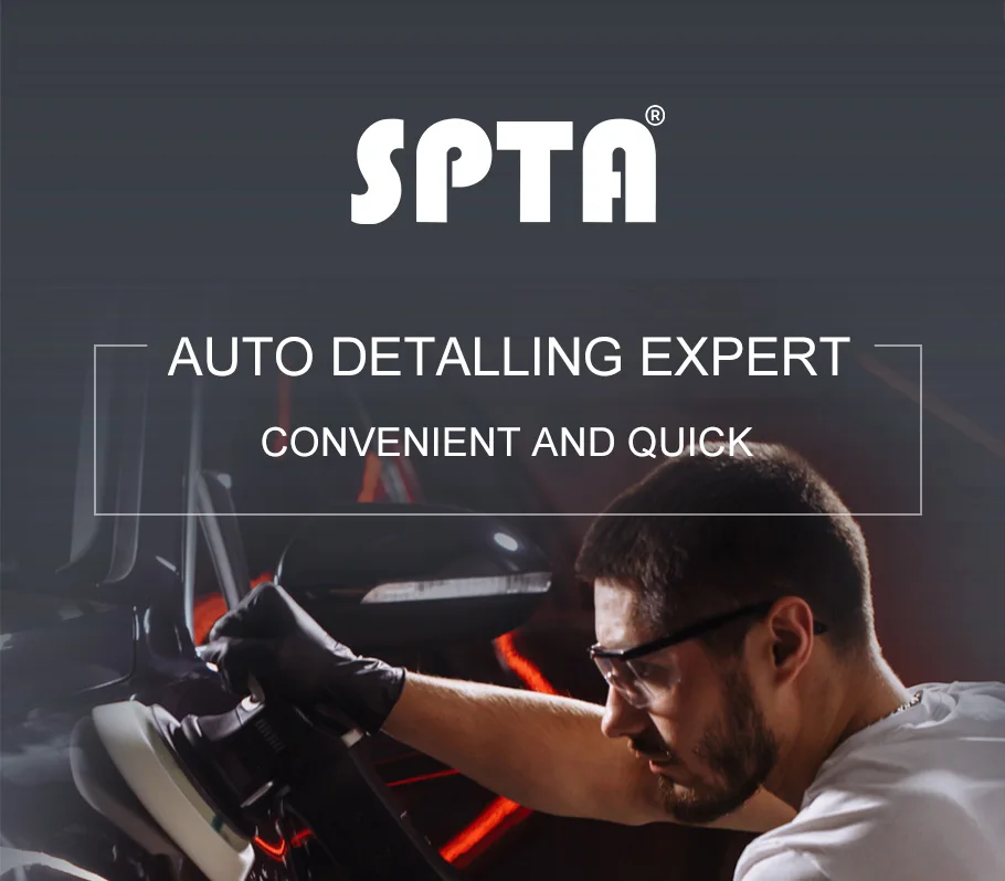 SPTA " 7" скошенный край полировальный диск из микрофибры быстрая отделка колодки авто воск полировка колодки для DA/RO автомобиля полировщик