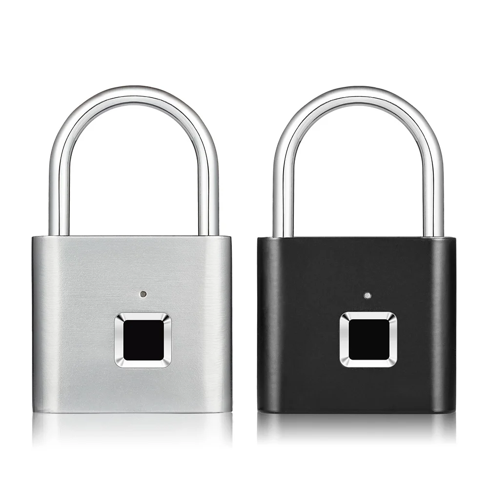 Mixed Золотой Интеллектуальный USB Перезаряжаемый дверной замок с защитой от отпечатков пальцев, замок для быстрой разблокировки, Многофункциональное использование - Цвет: Mixed
