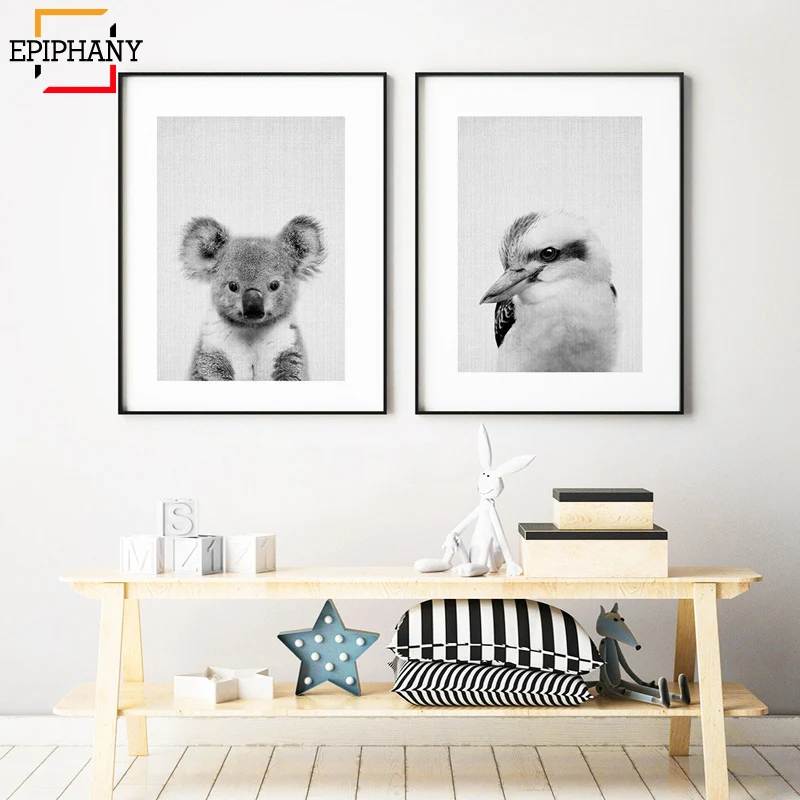 Декор для детской комнаты с австралийскими животными Koala Настенная картина в