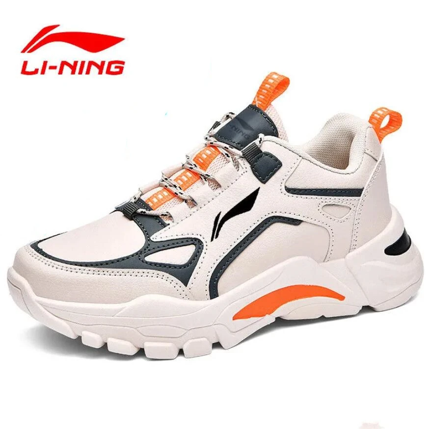 

Li Ning men's shoes official website genuine autumn and winter leather running shoes casual sports shoes