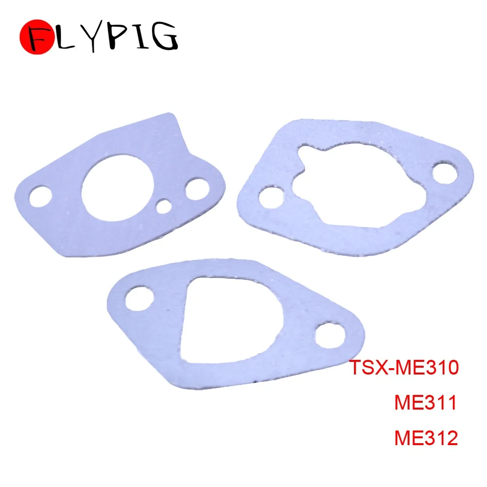 FLYPIG 3 шт. карбюратор арматура карбюратора Бумага прокладки для Honda GX160 GX168 GX200