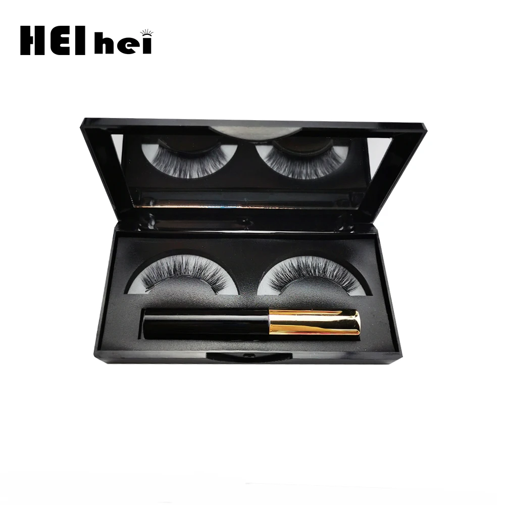 Натуральные накладные ресницы магнитные легко носить инструмент для макияжа