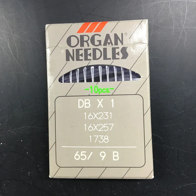 DBX1(65-9B) 10 шт./лот высокое качество иглы organ DBX1 DCX1 DPX5 UYX128GAS для промышленные прямострочные швейных машин Singer, juki brother - Цвет: DBX1(65-9B)