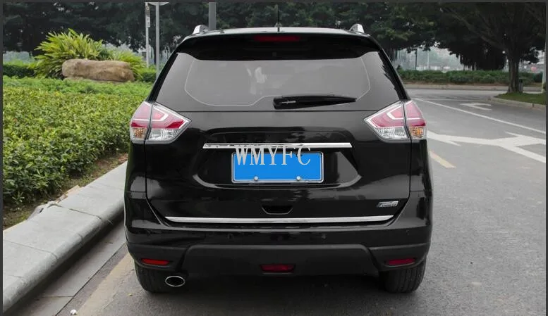 Подходит для Nissan X Trail Rogue 2014 2020 2021 Нержавеющая сталь задний багажник задней двери