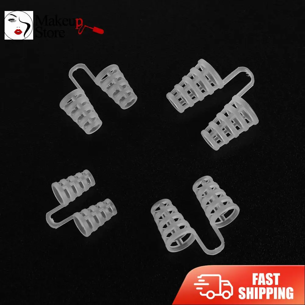 

4pcs Mini Transparent Anti Snoring Device Snore Apnea Nose Clip Stop Snoring Healthy Sleeping Aid Equipment