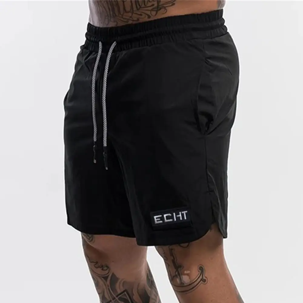 

Gym Fitness Shorts Men Summer Casual Loose Short Pants Male Bodybuilding Workout Bermuda Crossfit Apparel Quick dry Beach shorts