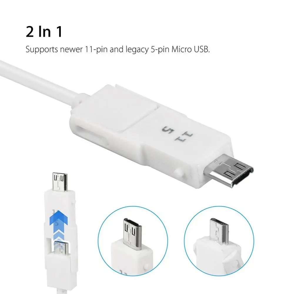 Изысканно разработанный прочный для сотового телефона Android Micro USB MHL до 1080P ТВ