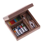 Кукольный дом мини-краска ing Box пигментные палочки DIY Кукольный дом части игрушки кукольный домик миниатюры 1:12 аксессуары краска коробка