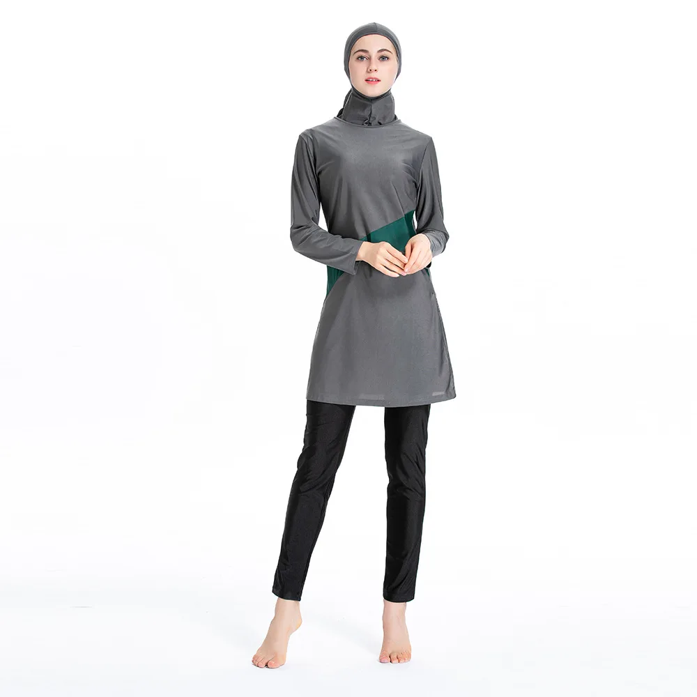 Мусульманский комплект из 3 предметов одежда для купания скромный Арабский Дубай