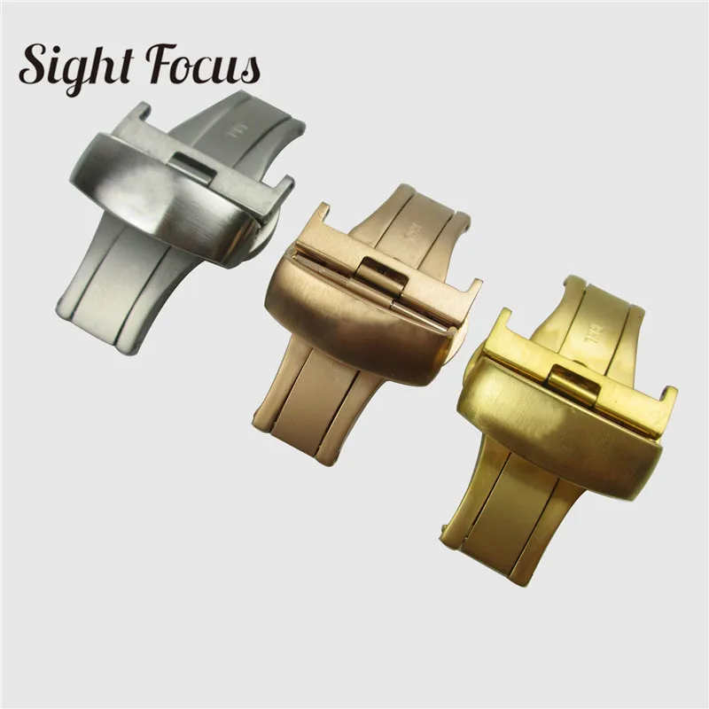 

16mm 20mm 22mm Double Push Stainless Steel Deployment Clasp for Tissot 1853 T035 617 627 439 210 207 Butterfly Buckle Accessory