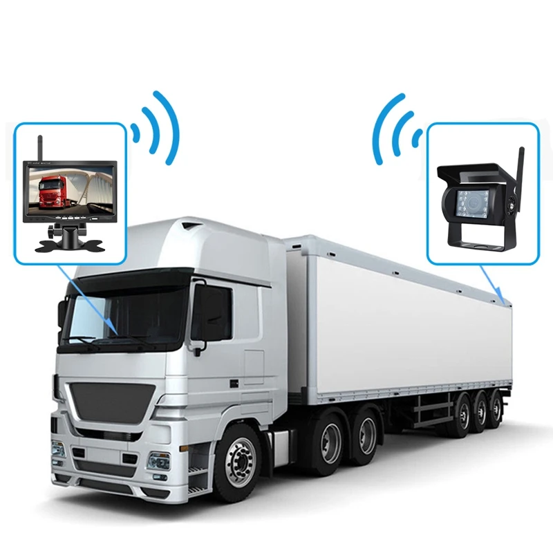 7 Inch Wireless Car Monitor Tft Backup Camera Truck Rear View System | Автомобили и мотоциклы