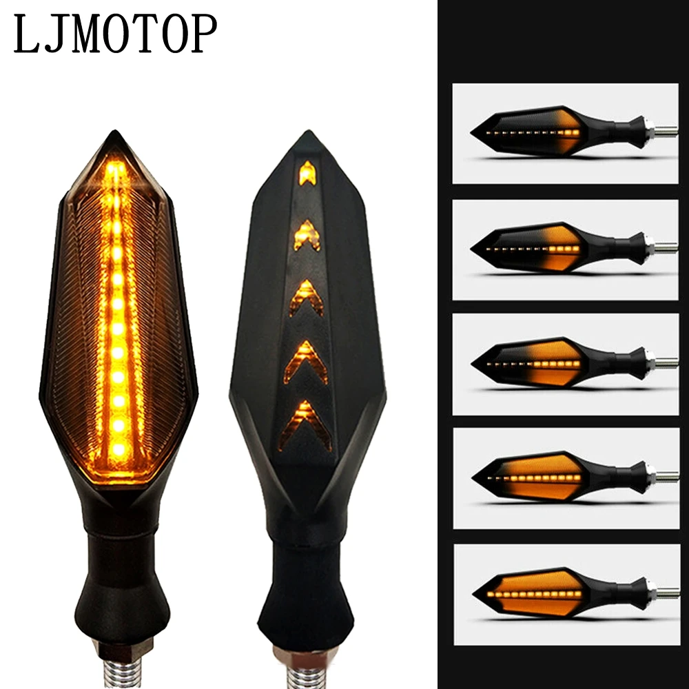 Светодиодный сигнал поворота сигналы для мотоцикла светильник хвост s