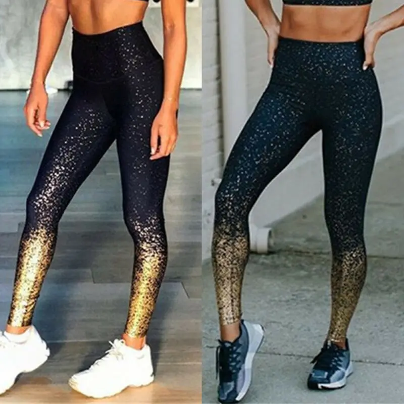 Женские сексуальные обтягивающие модные брюки с высокой талией для фитнеса бега