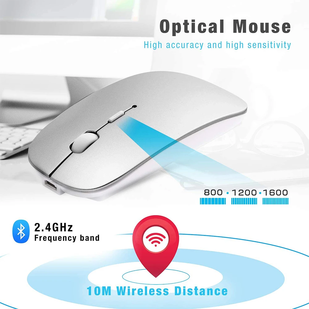 Bluetooth мышь для iPad 10 2 7 8 9 5 6 Pro 11 12 2020 Air 3 й 4 Мини 5|Мыши| |