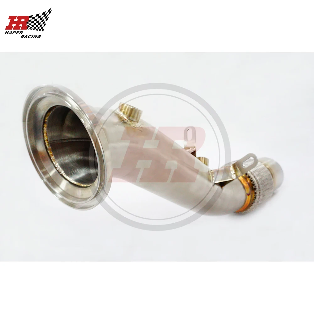 Патрубок HP RACING 3 0 дюйма полированный B48 без катка для G20 330IX 330i 2 T 2019 + нержавеющая