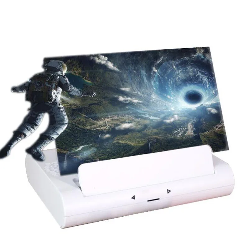 Беспроводной 3D Bluetooth динамик внешний усилитель экрана держатель телефона лупа