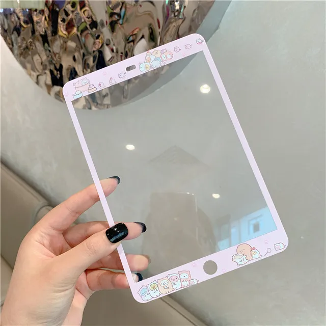 Защита экрана с мультяшным рисунком для Apple iPad Mini 4/Mini 5 7 9 дюйма закаленное стекло
