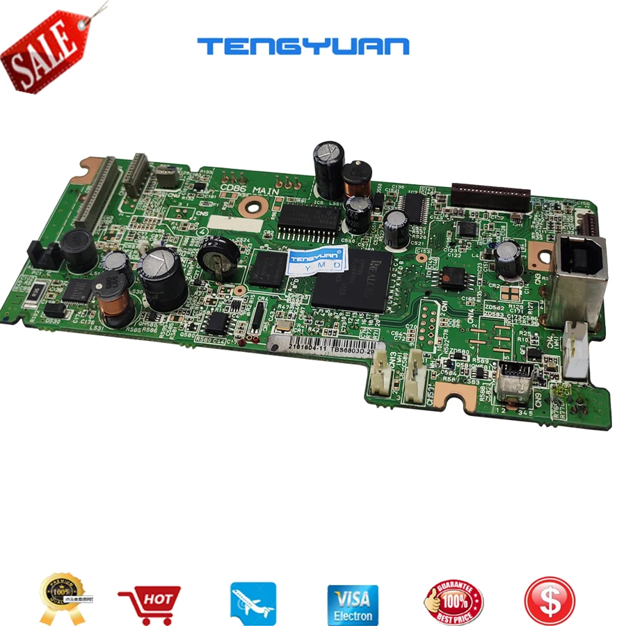 2PCX оригинальная отформатированная плата для Epson L355 L455 L555 L565 материнская в части