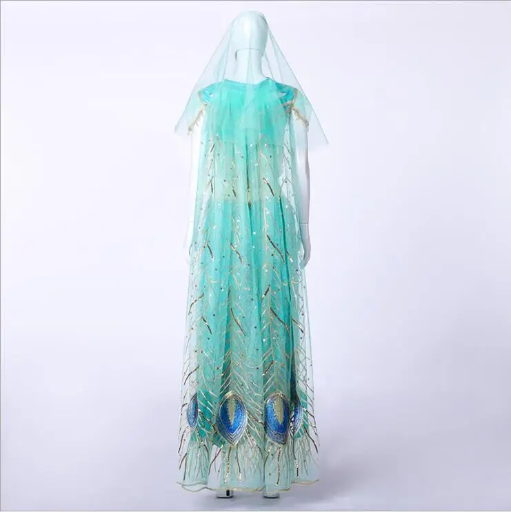 2019 новый фильм Алладин Принцесса Жасмин маскарадный костюм с вышивкой для