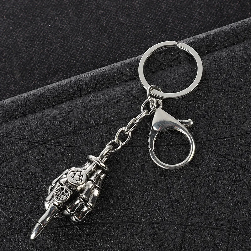 Брелок для ключей с черепом на Хэллоуин Креативные аксессуары в античном стиле