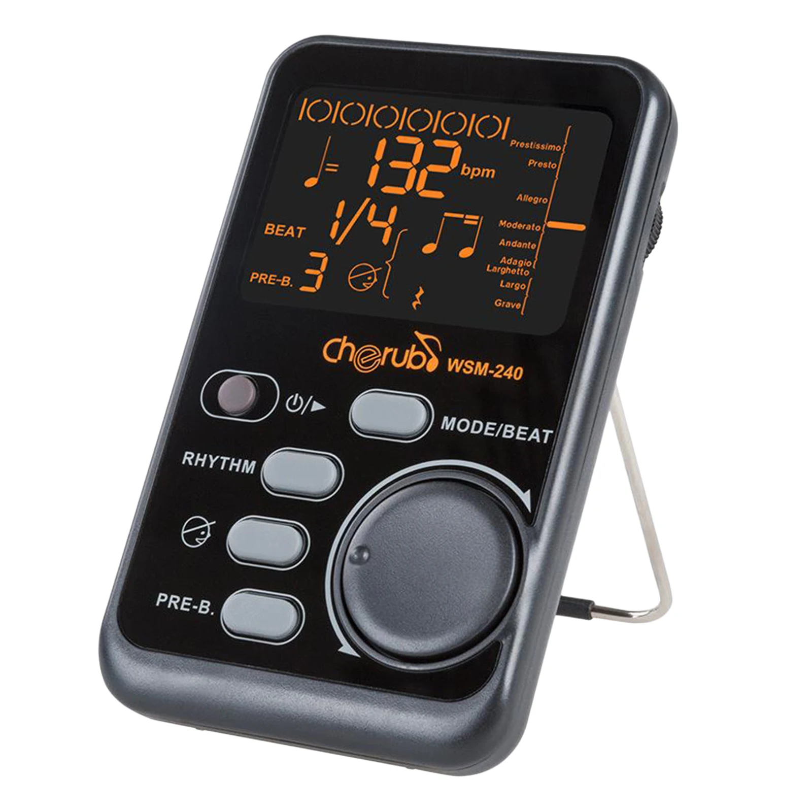 

Professional LCD Digital Metronome Tuner Beat Tempo for Violin Drum Bass